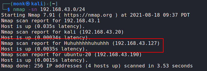 nmap-host-discovery