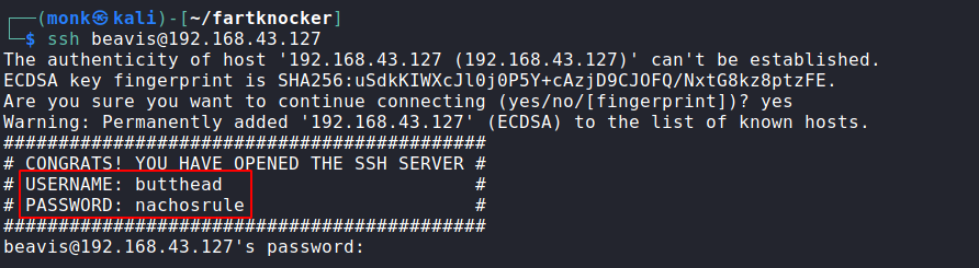 SSH Credentials