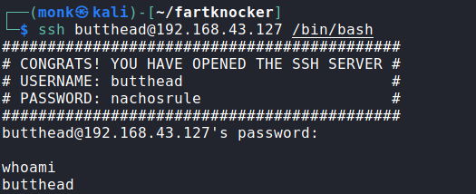 SSH success