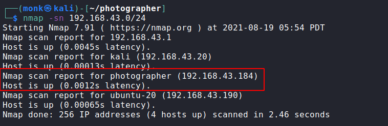 nmap-host-discovery